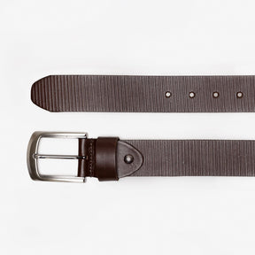 Cinto Largo Denim Marrom