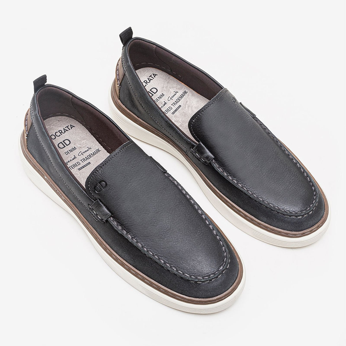Sapato Clash Denim Preto
