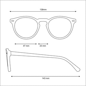Óculos Escuro Transparente